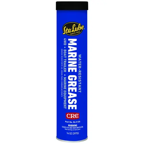 Sta-Lube SL3120 Marine Grease, 14 oz Cartridge, Blue