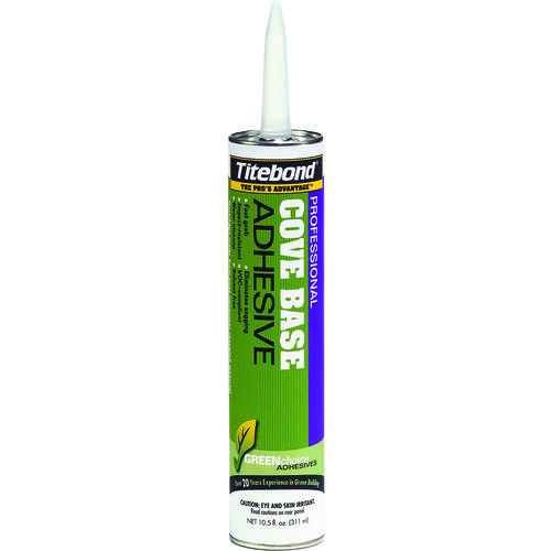 Titebond 3401-XCP12 Cove Base Adhesive, Beige, 10.5 oz Cartridge - pack of 12