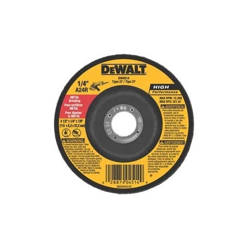 DEWALT DW4719 Grinding Wheel 7 in Dia 7 8 in Arbor