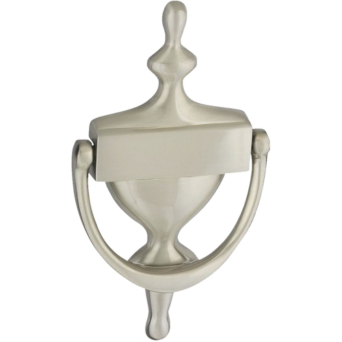 7 In. Satin Nickel Door Knocker