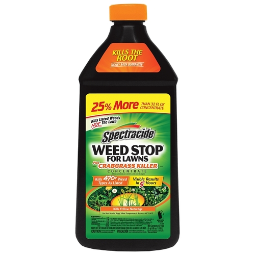 SPECTRACIDE HG-96624-1 Concentrated Weed Killer, Liquid, Spray Application, 40 oz Container