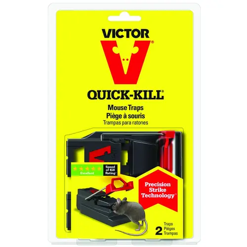 Quick-Kill Mechanical Mouse Trap (2-Pack) Pair