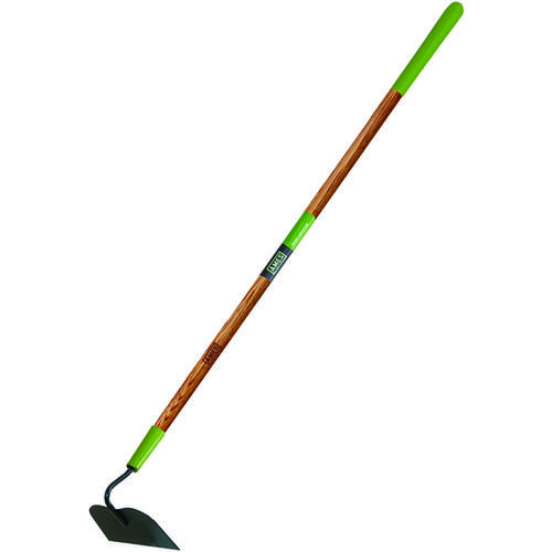 Welded Garden Hoe, 6-1/4 in W Blade, 5-1/4 in L Blade, Steel Blade, Hardwood Handle, 57-1/4 in OAL Green