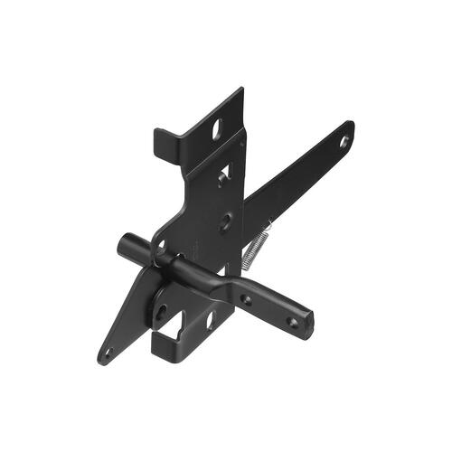 National Hardware N199158 V28 Post Mount Gate Latch Black Finish