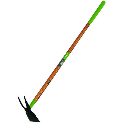 Weeder Hoe, 9 in W Blade, 3-1/2 in L Blade, Steel Blade, Hardwood Handle, 54-1/4 in OAL Green