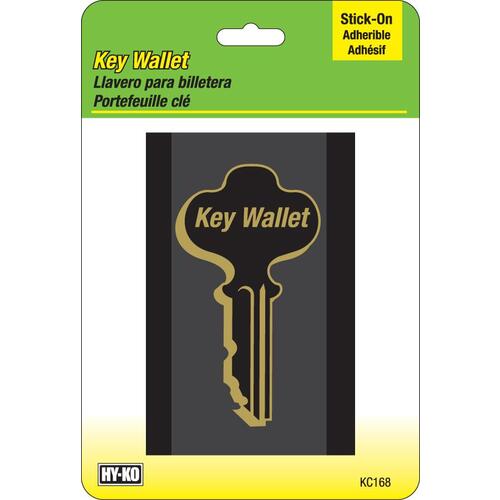 Hy-Ko KC168 Key Wallet, Plastic