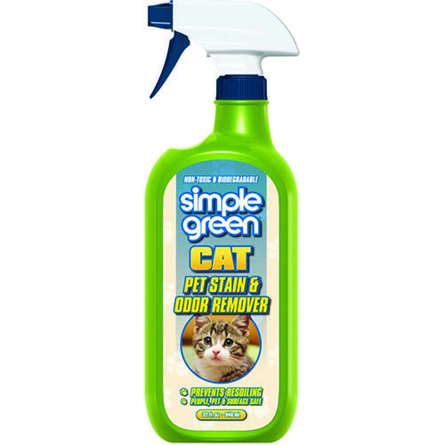 SIMPLE GREEN 2010000615311-XCP6 Cat Stain and Odor Remover, Liquid, Citrus, 32 oz - pack of 6