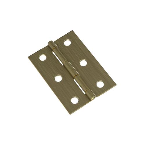 National Hardware N211409 V1802 2-1/2" x 1-3/4" Hinge Antique Brass Finish