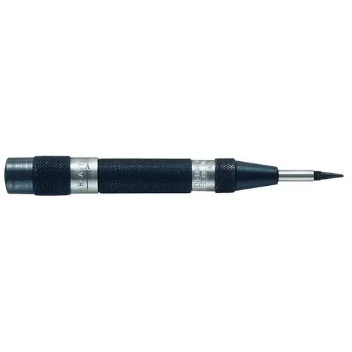 Center Punch, 1/2 in Tip, 4-7/8 in L, Steel Black Oxide