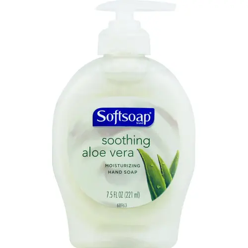 SOFTSOAP US04968A 26012 Hand Soap, Liquid, Off-White, Aloe, 7.5 oz Bottle