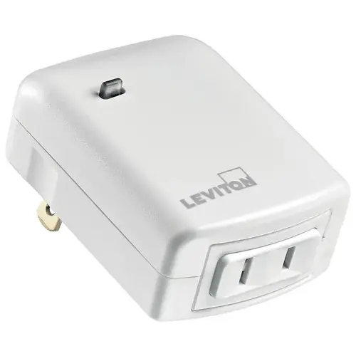 Plug In Dimmer, 15 A, 120 V, White