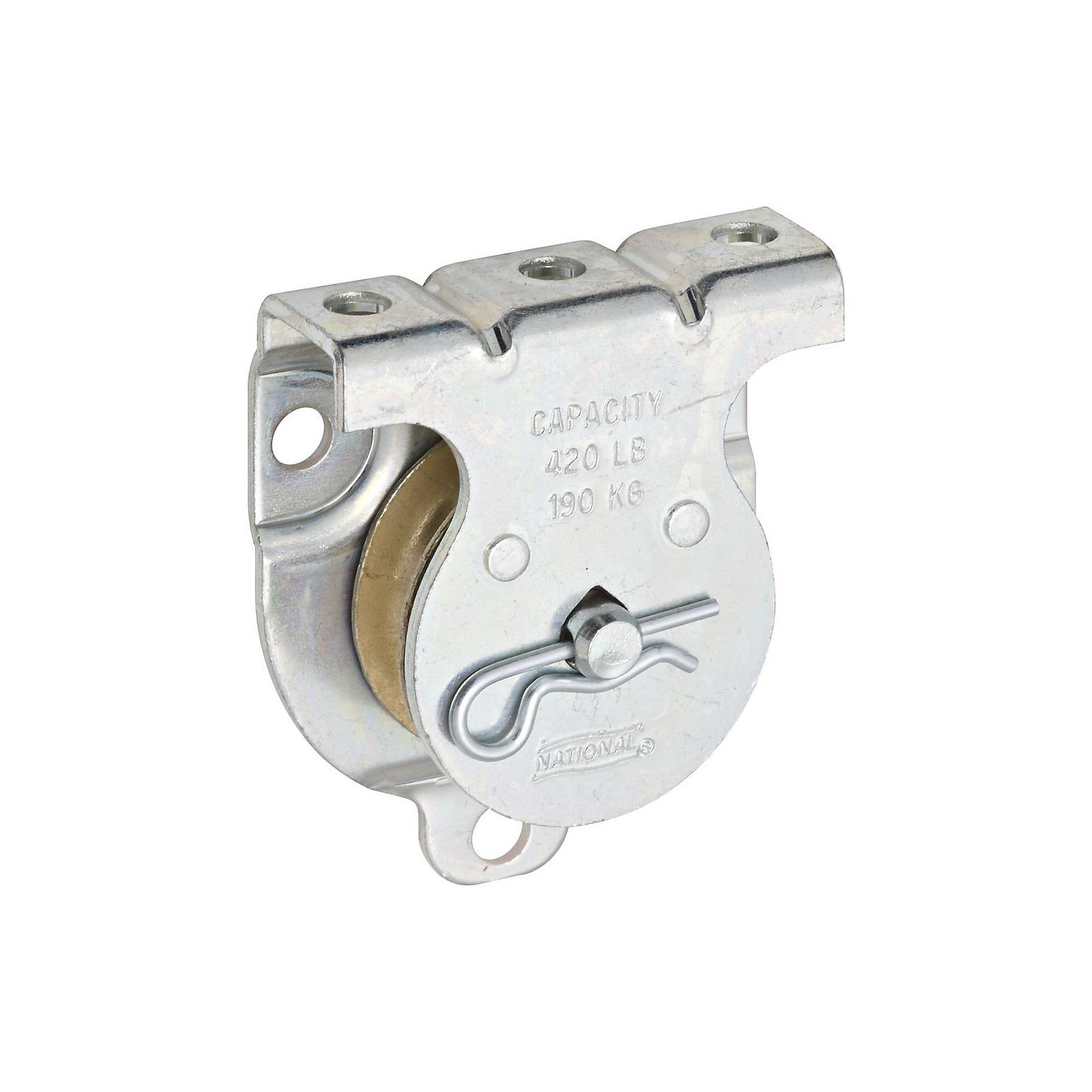 National Hardware 2.06-in Single Rope Fixed Eye Pulley N100-318 At