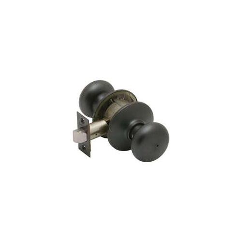 Plymouth Series Privacy Door Knob, Brass, Oil-Rubbed Bronze