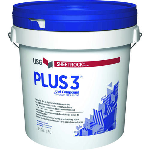 USG 381466 USG Sheetrock Brand 4.5 gal. Plus 3 Ready-Mixed Joint Compound