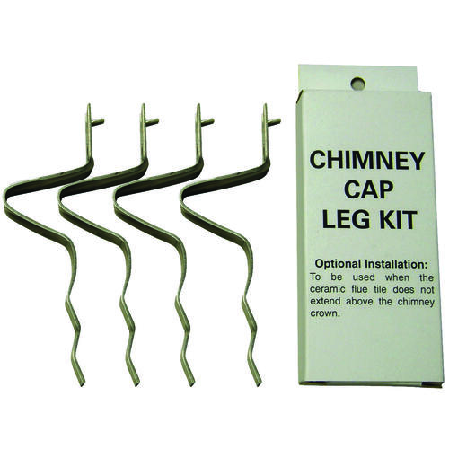 SHELTER SCLK Chimney Leg Kit, Heavy-Duty, Stainless Steel