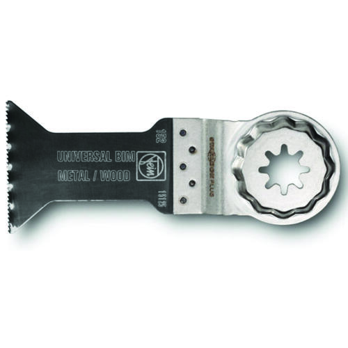 E-Cut Universal Saw Blade StarlockPlus 1-3/4" X 1-3/4" L Bi-Metal Black