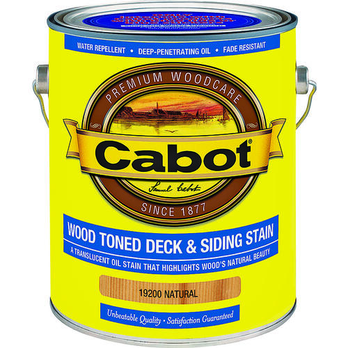 140.00.007 Deck and Siding Stain, Natural, Liquid, 1 gal