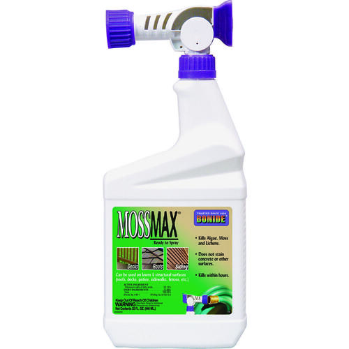 Bonide 728 Moss/Algae Killer, Liquid, Spray Application, 1 qt