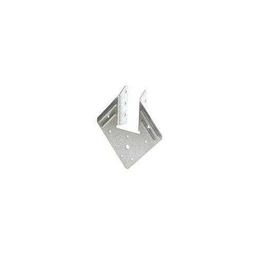 Double Hurricane Tie, 1-9/16 in W, 5-1/4 in H, Steel, G30 Galvanized - pack of 100