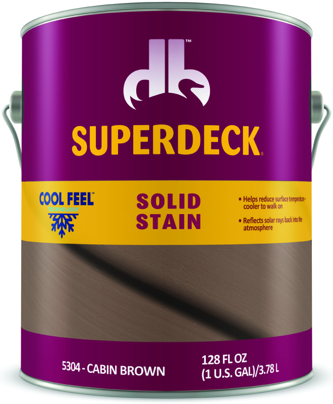 Duckback DPI053044-16 Wood Stain, Slight, Cabin Brown, Liquid, 1 gal