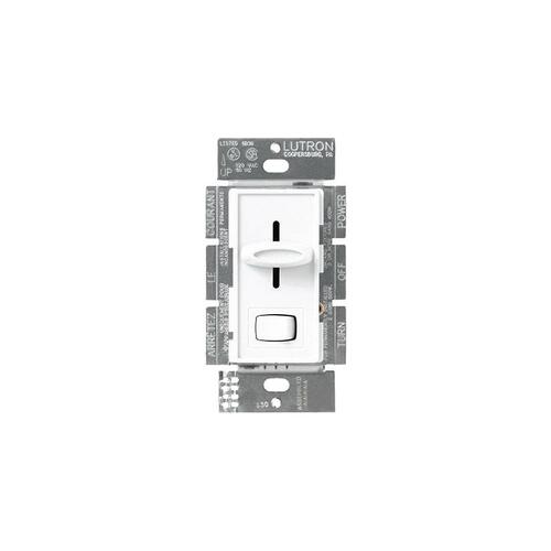 Skylark Dimmer, 8 A, 120 V, 1 W, Halogen, Incandescent Lamp, White