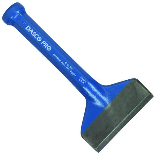 Brick Set, 2-1/2 in W Blade, 7 in OAL, HCS Blade Blue