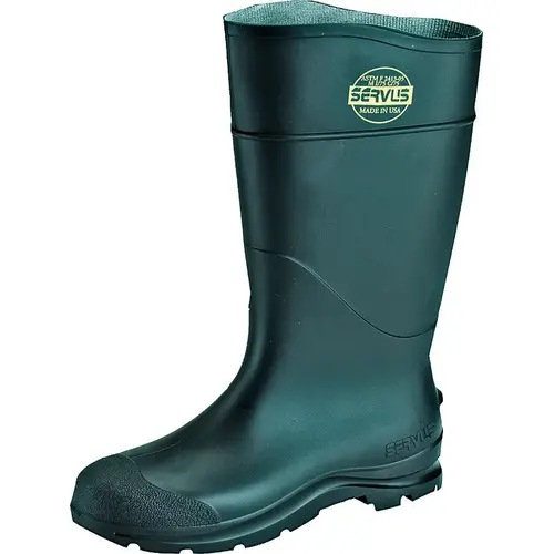 Servus 18821-8 Non-Insulated Knee Boots, 8, Black, PVC Upper, Insulated: No Pair