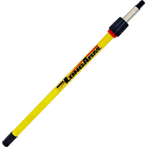 Mr. LongArm 3208 Pro-Pole Extension Pole, 1-1/16 in Dia, 4.2 to 7.8 ft L, Aluminum, Fiberglass Handle