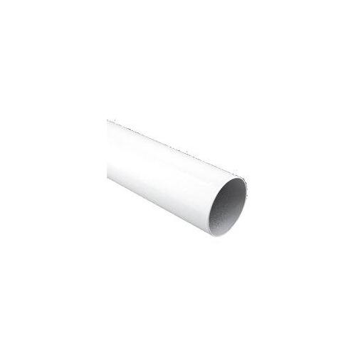 Closet-Pro Closet Pole, 1-1/4 in Dia, 48 in L, Steel White