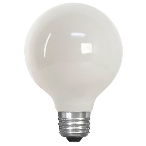 L LED Bulb, Globe, G25 Lamp, 40 W Equivalent, E26 Lamp Base, Dimmable, Soft White Light