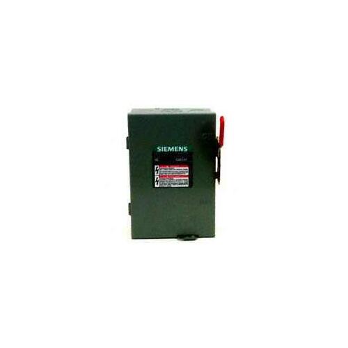 Enclosed Safety Switch 30 amps 240 V 2 space 1 circuits Surface Mount