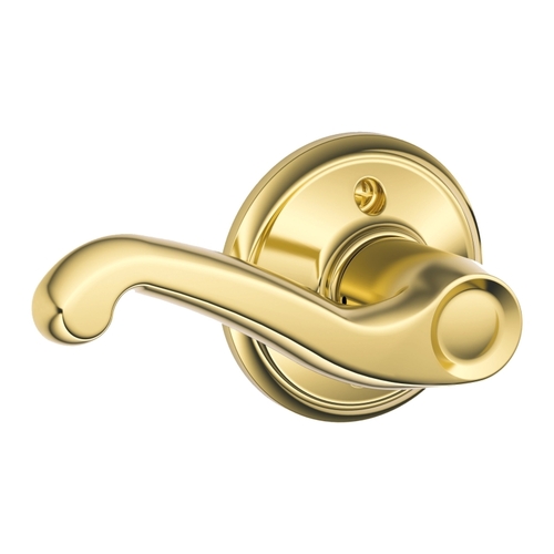 Vis Pack Flair Lever Half Dummy Bright Brass Finish