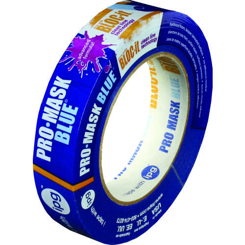 IPG 9530-.75 Masking Tape, 60 yd L, 0.7 in W, Crepe Paper Backing, Blue