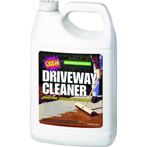 PURPLE POWER 3520P 3520/9720P Concrete Cleaner, Liquid, Clear Yellow, 1 gal, Can
