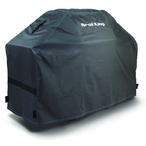 Grill Cover, 24 in W, 46 in H, Polyester/PVC, Black