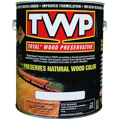 TWP TWP106-1 100 Series -106-1 Wood Preservative, Prairie Gray, Liquid, 1 gal, Can