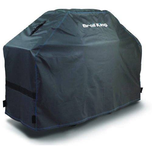 Broil King 68487 Grill Cover, 21-1/2 in W, 46 in H, Polyester/PVC, Black