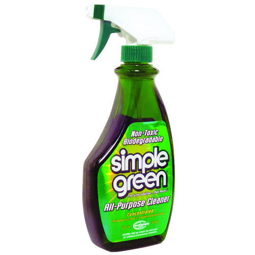 SIMPLE GREEN 2710001213002 All-Purpose Cleaner, 16 oz Spray Bottle, Liquid, Sassafras, Green