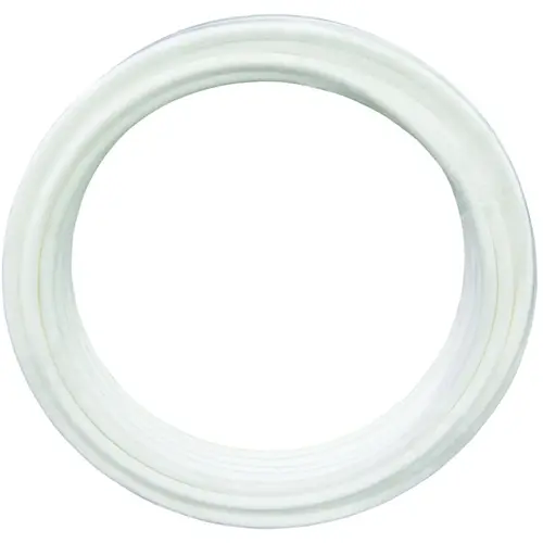 PEX-B Pipe Tubing, 1/2 in, White, 100 ft L