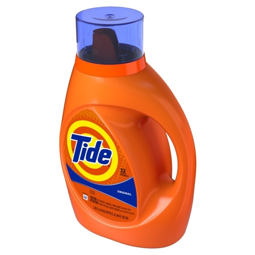 TIDE 003700041823 Laundry Detergent, 50 oz Bottle, Liquid, Slight