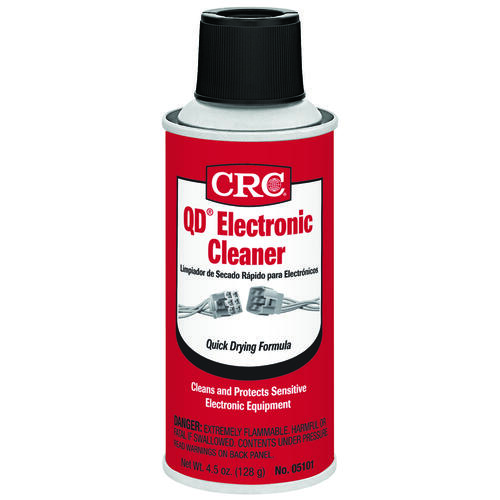 CRC 05101 QD Electronic Cleaner, 4.5 oz, Liquid, Alcohol