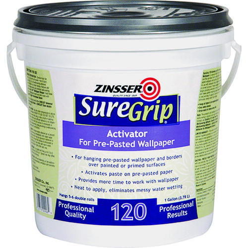 Wallpaper Adhesive Clear, Clear, 1 gal Container