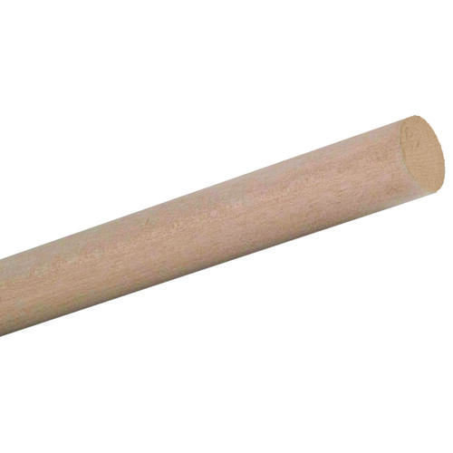 Waddell 6510UB Dowel Rod, 5/8 in Dia, 36 in L, Oak Wood