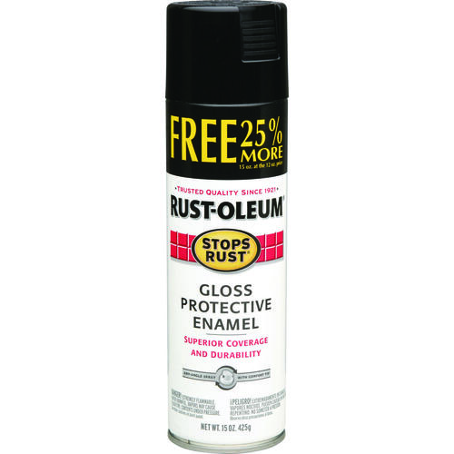 Rust-Oleum 254146 STOPS RUST Protective Enamel Spray Paint, Gloss ...