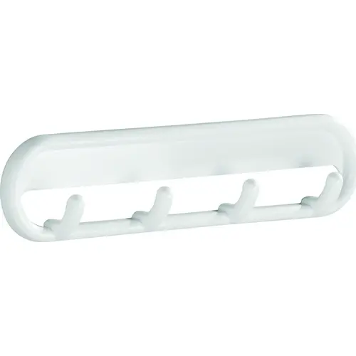 iDesign 15501 White Multipurpose Hook Rail