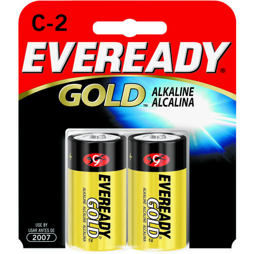 Eveready A93BP-2-XCP12 Batteries Gold C Alkaline 2 pk Carded - pack of 12