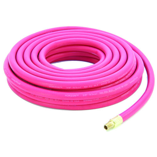 Abbott Rubber 1010-03825-50-4MM AIRHOSE RBR 3/8X50 CPLD QC Red