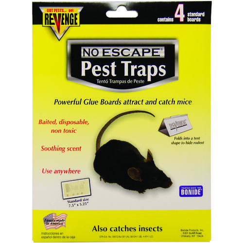 Pest Trap Clear/Light Yellow - pack of 4