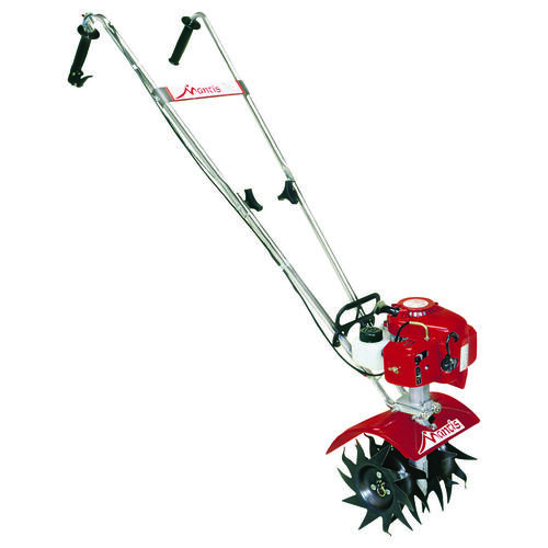 Mantis 7228 5951215 Tiller, Gas, 21 cc Engine Displacement, 9 in Max Tilling W, 10 in Max Tilling D, Curved Tine