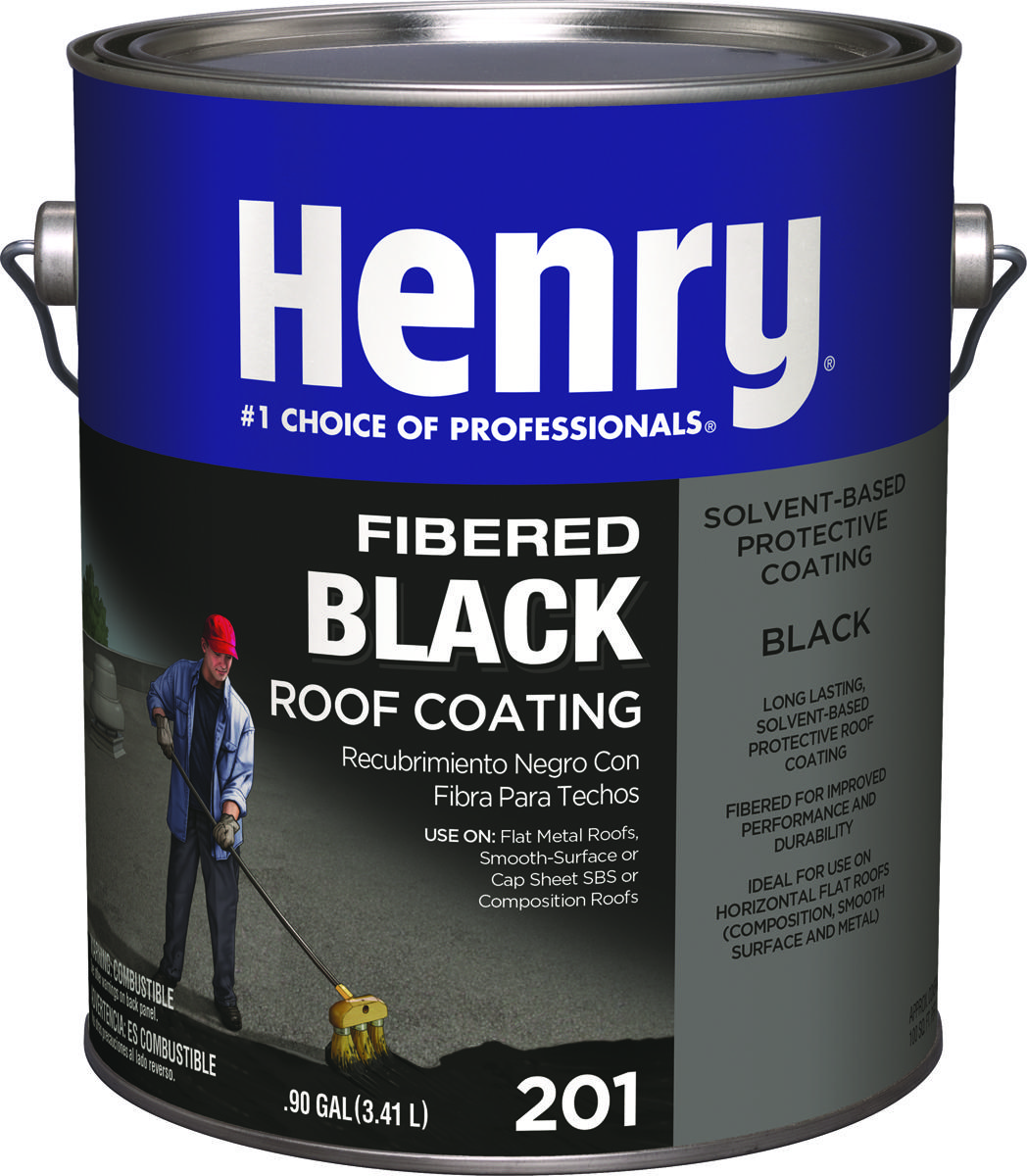 HENRY HE201042 Roof Coating, Black, 3.41 L, Liquid